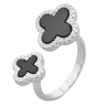 Кільце срібне у стилі Van Cleef